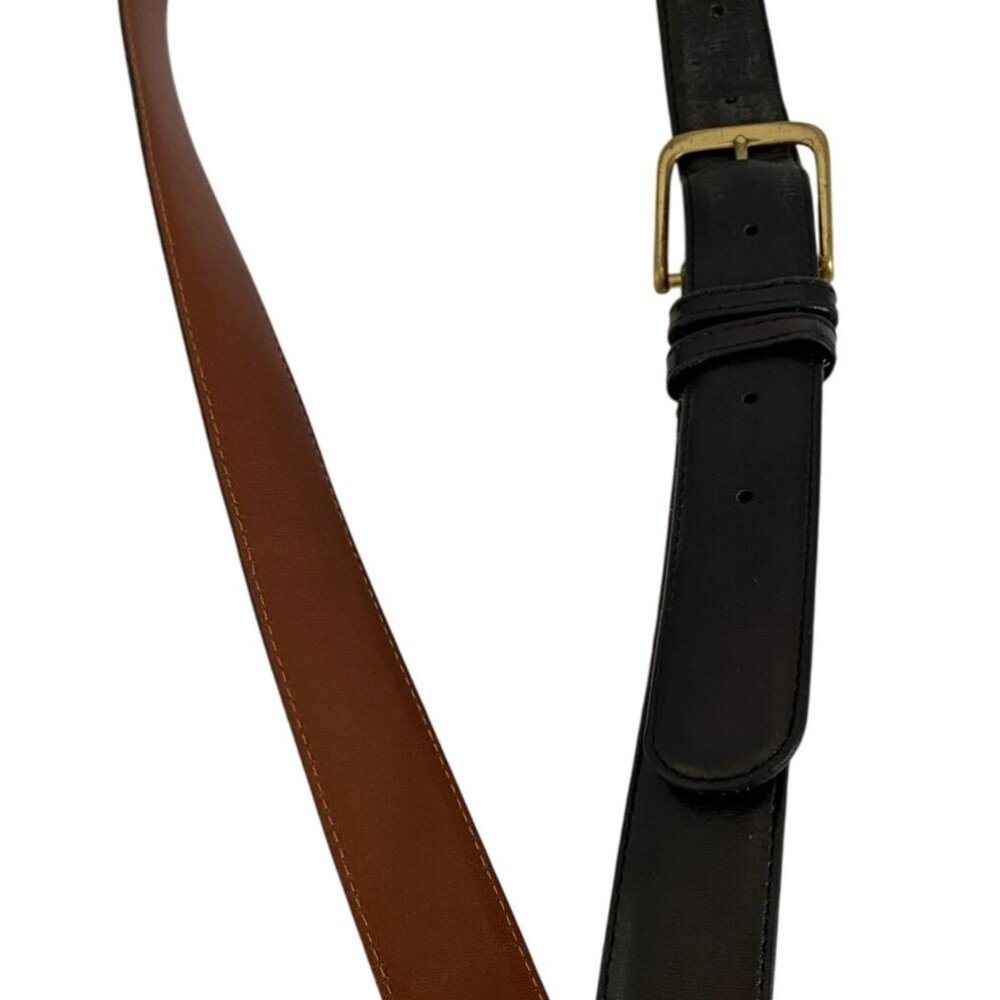 Coach 5800 Men's Black Leather Belt with Solid Brass Buckle Size 40 Professional - Picture 3 of 7